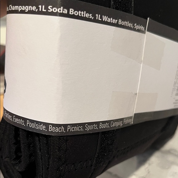 Black Drink Carrier The Stubby Strip vino neoprene - Picture 8 of 8